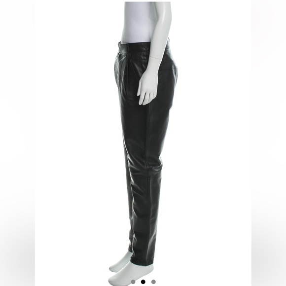 R13 Leather Straight Leg Pants - Picture 3 of 3